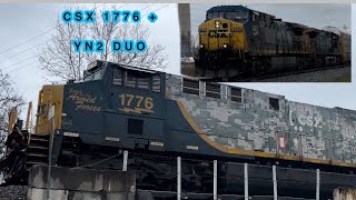CSX “SPIRIT OF OUR ARMED FORCES” + A YN2 DUO!