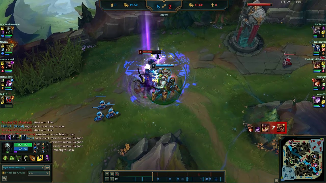 League of Legends - Urgot Season 8.12 S+