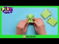 [PLAY WITH ME] ORIGAMI FROG l How to make an easy origami frog!  l Frog! Jump! Jump!