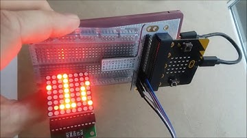 MakeCode and MAX7219 8x8 LED matrix with Micro:Bit