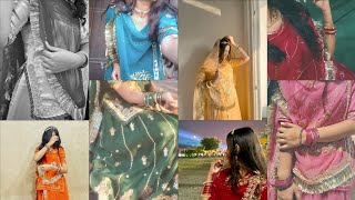 🫶🏻Aesthetic Rajputi poshak photo poses/💞Rajasthani| Rajputana/😍stylish poshak poses/rajwadi dp screenshot 5