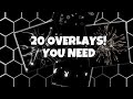 20 popular overlays for edits Mp3 Song