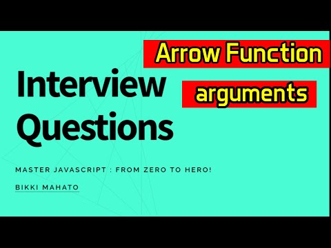 Arrow Functions arguments | JavaScript Interview Questions | Zero to Hero! 🏆