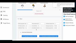 How to extract emails from the instagram? screenshot 4