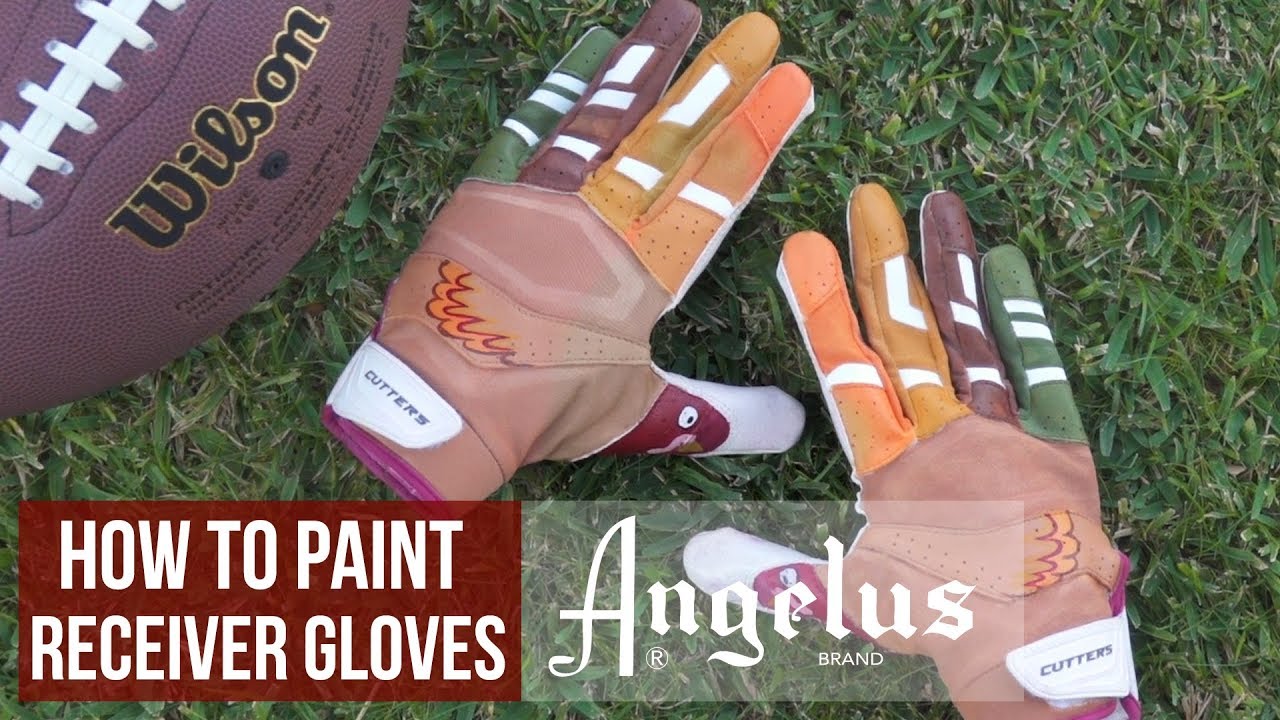 Custom Football Gloves, Custom Design Football Receiver Gloves