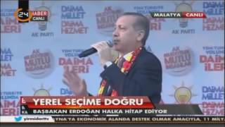 Recep Tayyip Erdogan Yanlis kelimeyi kullaninca Miting Bok Oluyor !!!! Resimi