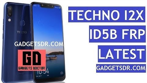 Techno Camon I2X FRP Unlock (Bypass Techno ID5b FRP) latest 8.1.0