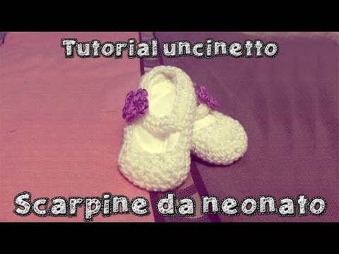 Come fare delle scarpine da neonato all'uncinetto - Parte 1