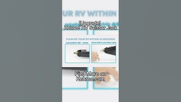 Level RV with Kohree Scissor Jack#leveler #leveling #kohree  #rvlevel #scissorjack #rvscissorjack