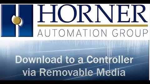 Download to a Controller via Removable Media