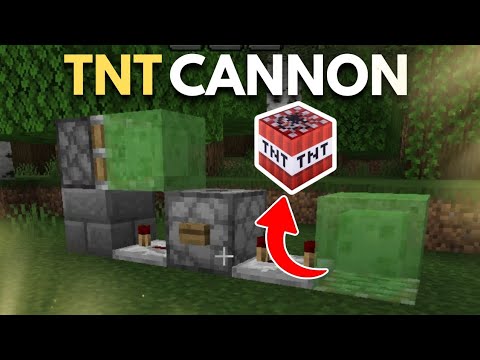 How to Make Easy TNT Cannon in Minecraft (Mobile) - YouTube