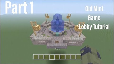 Old Minecraft Mini Game Lobby Tutorial (Part 1)
