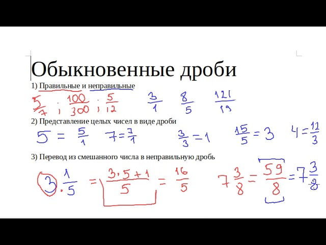 Видеоурок по математике 5 класс дроби сложение