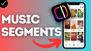 How to select music segments in Instagram Edits App?