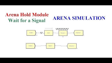 Arrivals Wait for a Signal Arena Simulation / hold module