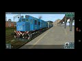EMD GM GT22 A920 con el tren N°301 "el marplatense" saliendo de estacion constitucion trainz android