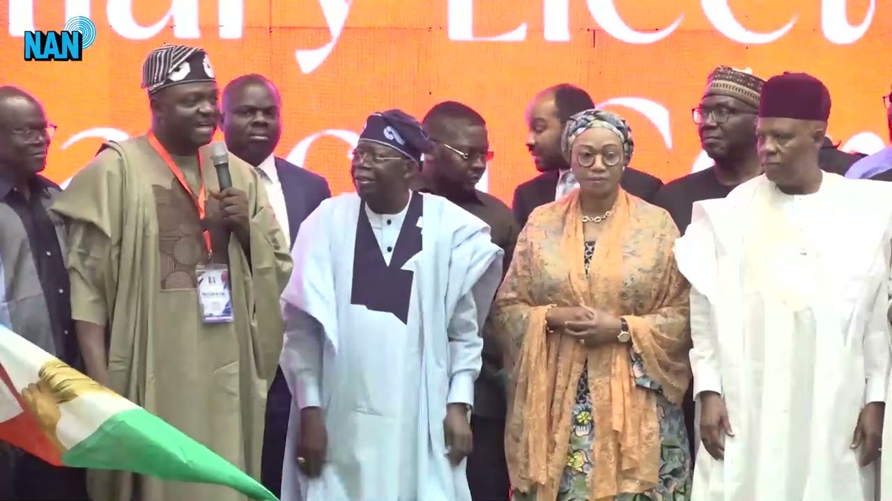 2027: Tinubu receives APC flag, certificate of return as presidential candidate