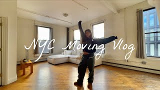 Moving Into my NYC Loft Apartment | NYC moving vlog Part 1