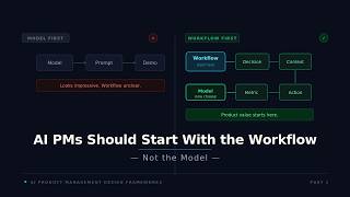 AI PMs Should Start With the Workflow, Not the Model | AI Product Management Design Frameworks Part1