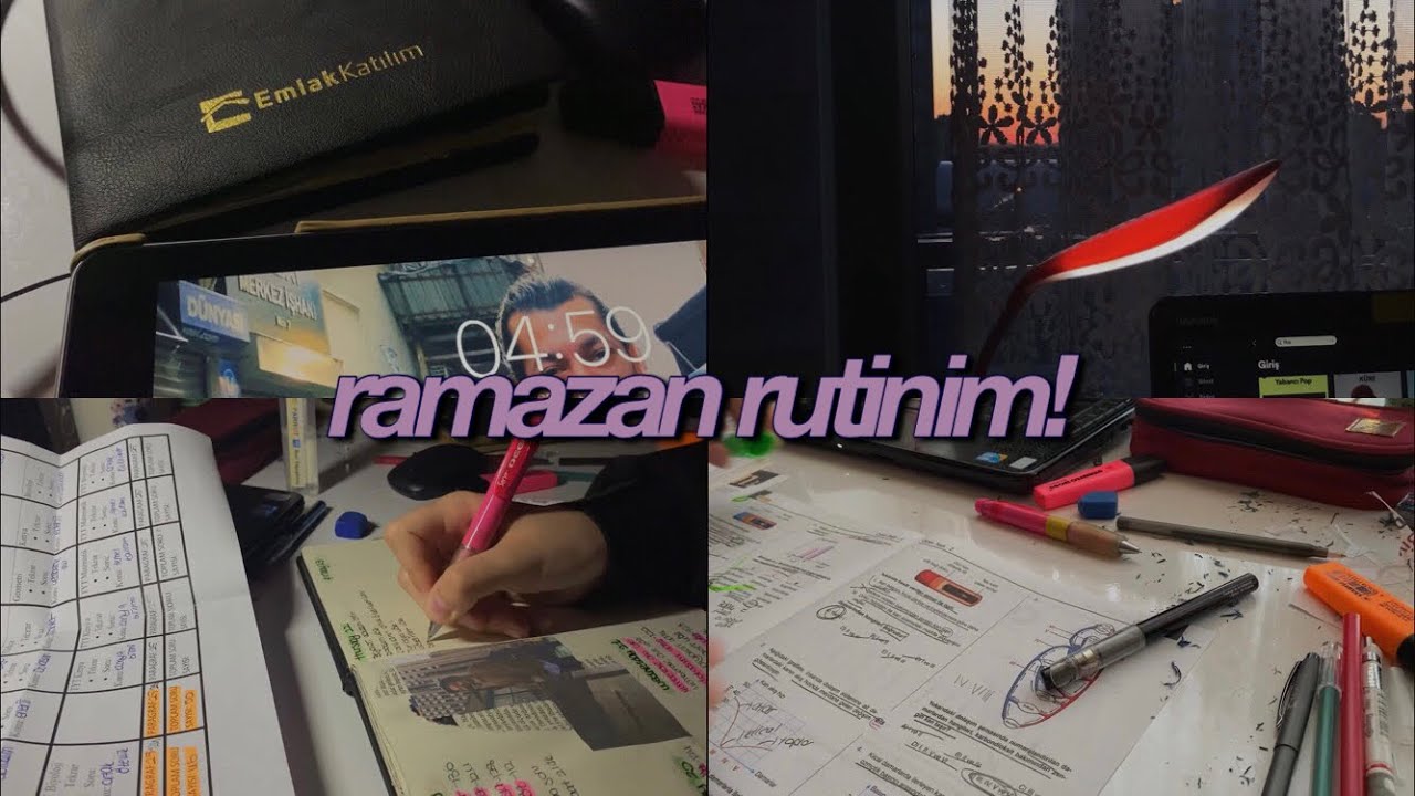 sabah 4.30 da çalışmaya başlamak | ramazan rutinim | yks günlüğüm #6 | 11.sınıf sayısal