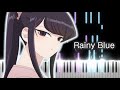 Piano Tutorial - Komi Can&#39;t Communicate (Ch. 237) - Rainy Blue / レイニーブルー【Hideaki Tokunaga】