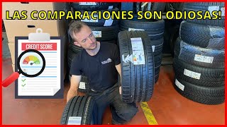 💥¿Cómo Comparar las MARCAS y sus GAMAS DE NEUMATICOS? | Es lo mismo una f1 asimm 5 y una p7cint2? 🚨