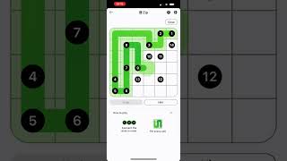 LinkedIn Zip Game #52 Answer #linkedin #games #zipgame #puzzle #connectthedots