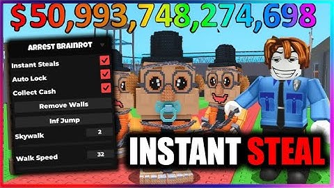 🚨 Arrest Brainrot Script - INSTANT STEALS, AUTO LOCK & More