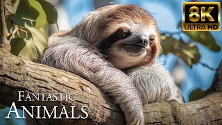 Fantastic Animals 8K ULTRA HD | Relaxing Scenery Film With Soft Music