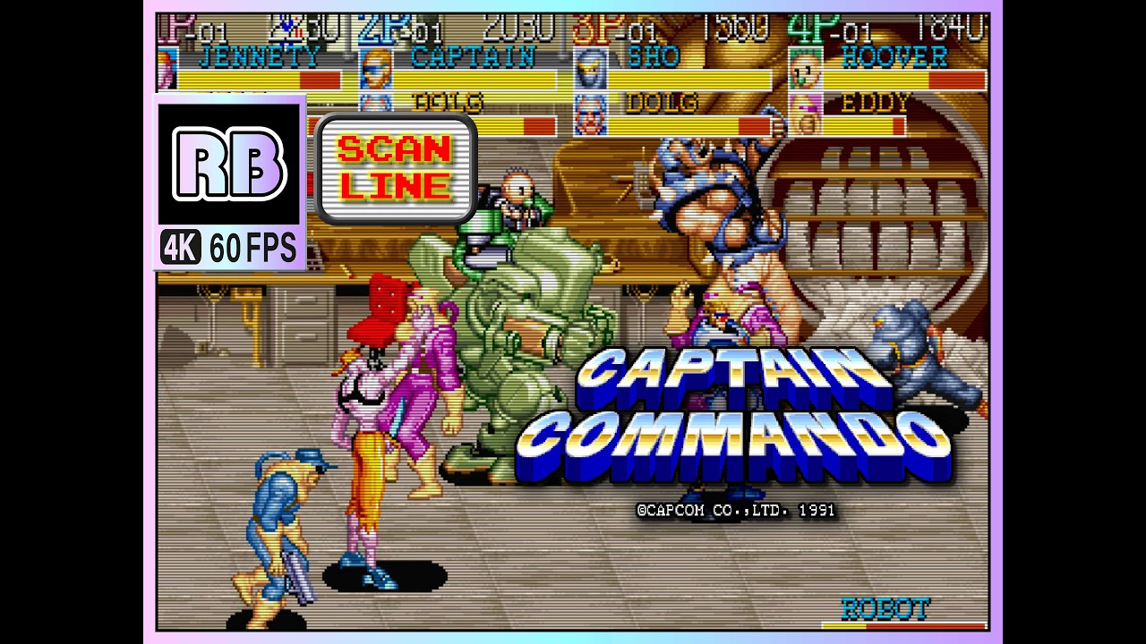 1991 [RBM 4K 60fps] キャプテンコマンドー / Captain Commando