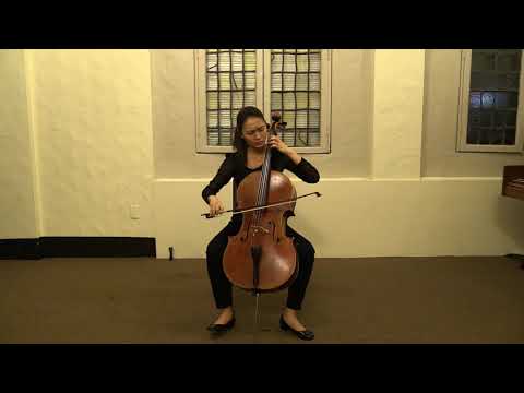 Jung-Hsuan Ko 柯容軒 Bach cello suite no.6 prelude