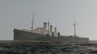 RMS Majestic Collides With Dreadnougth - Animaton