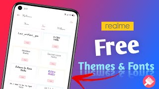 Realme Free Font - How To Get Free Fonts In Realme Theme Store - ( Realme UI ) screenshot 1