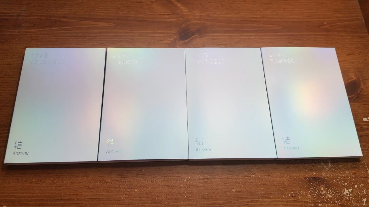 Unboxing BTS (방탄소년단) 3rd Compilation Album Love Yourself 結 'Answer'