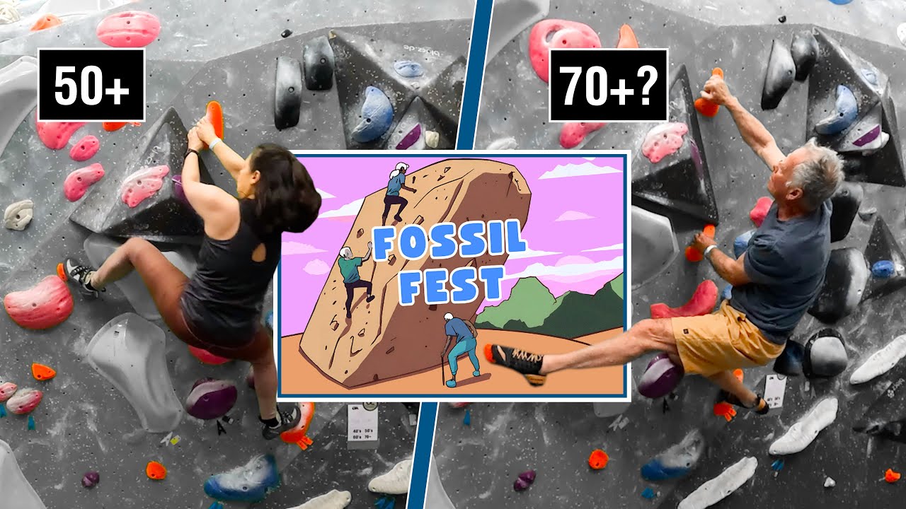 Can You Start Competing In Your 70's? || Fossil Fest 2024 || Bouldering When Older