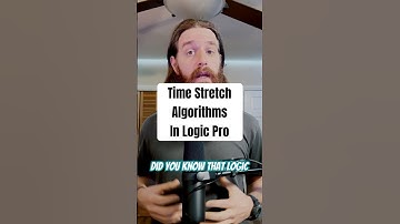 How to change the time stretching algorithm in Logic Pro (1/2) #musicproducer #logicprox