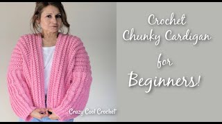 COMFY Chunky Cardigan/SO EASY!