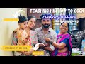 Teaching my son how to cook ep05  cooking class  meen kuzhambu