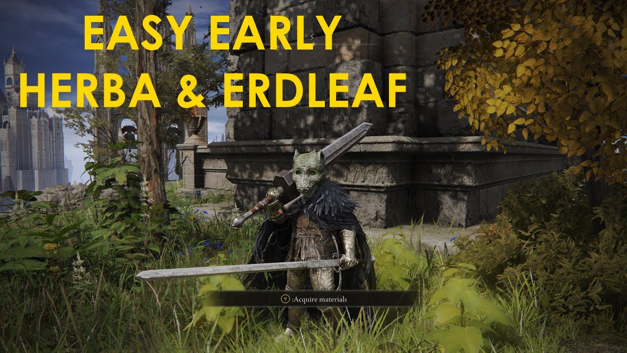 Fastest Herba + Erdleaf Farm in Elden Ring YouTube