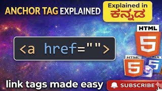 How to Create Links in HTML (ಕನ್ನಡ) | Anchor Tag & Href Simply Explained