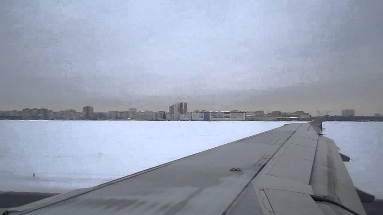 Takeoff from Omsk - Взлет из Омска (UNOO rwy 25)