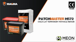 Product Video | PatchMaster H572 Cold lay Temporary Pothole Repair   Presented by Meon