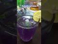 Butterfly Pea Flower Juice | Easy Herbal Drink Recipe #ButterflyPea juice #bluetea #menushow