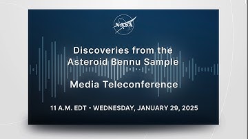 Discoveries from the Asteroid Bennu Sample Media Teleconference