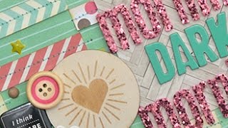 Stash Bash Background with scraps