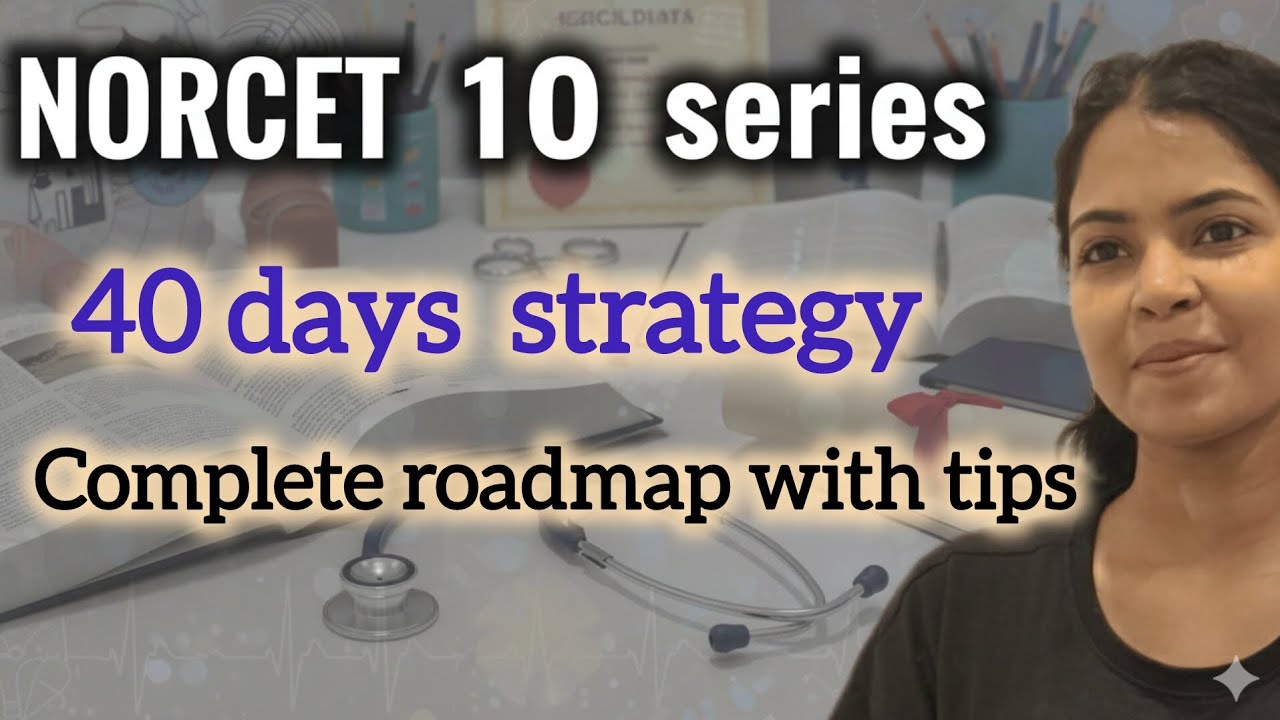 40 days strategy for NORCET 10 #norcet10 #norcet #youtube #youtubevideo #nursingofficer #nurse 