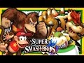 MONKEYS VS KOOPAS Donkey Kong and Diddy Kong VS Bowser and Bowser Jr [Super Smash Bros 4] [60FPS]