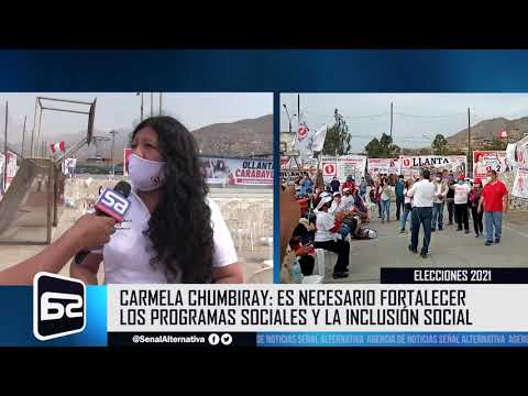 Carabayllo: Carmela Chumbiray anuncia el fortalecimiento de los programas sociales