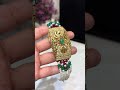 🌟 Handmade Jadau Bracelet | Premium Gold Plated Jewelry