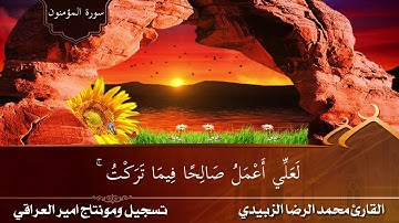 تلاوه أكثر من رائعة للقارئ محمد الرضا الزبيدي || ماتيسر من سورة المؤمنون